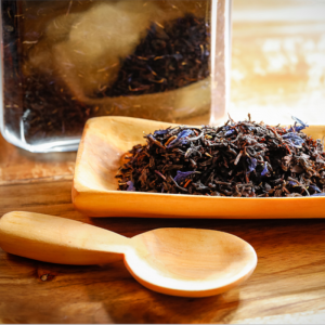 czarna herbata Ceylon z bławatkiem